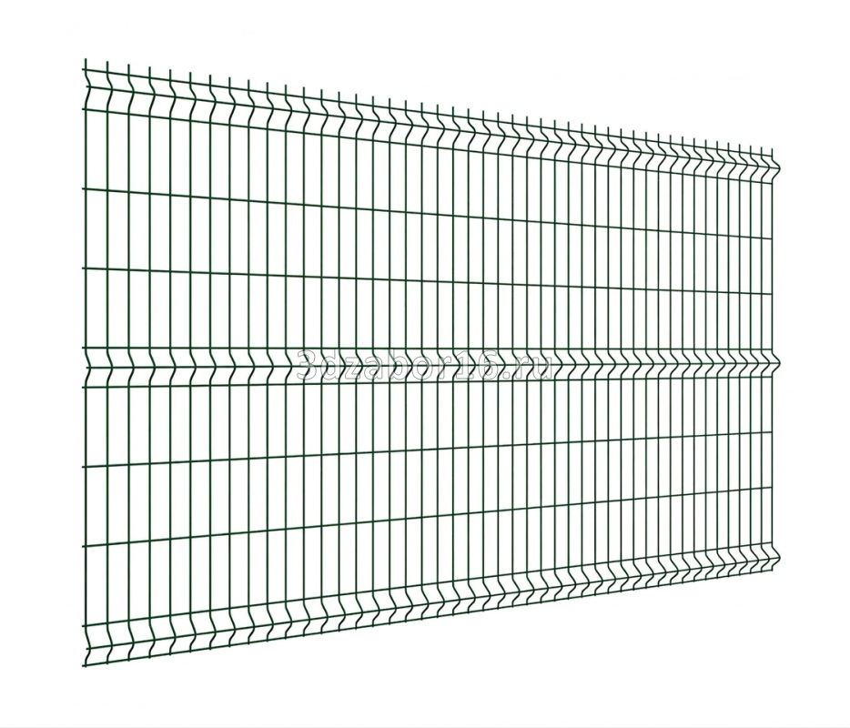 Панель 3D 1,73х2,5м; d3,5мм; яч.200х55; Zn+ПП RAL6005