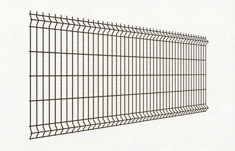 Панель 3D 1,03х2,5м;d3,5мм; яч.200х55; Zn+ПП RAL8017