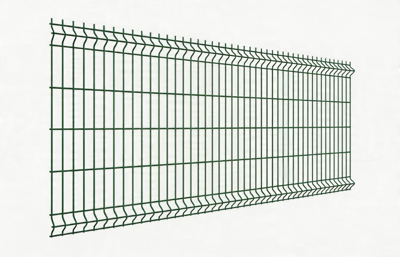 Панель 3D 1,03х2,5м;d4,0мм; яч.200х55; Zn+ПП RAL6005