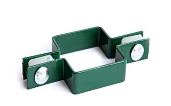 Крепление хомут прямой 80х80 RAL6005