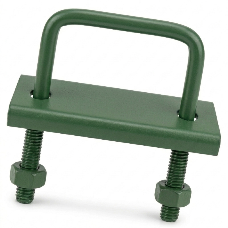 Крепление хомут 80х80 RAL6005
